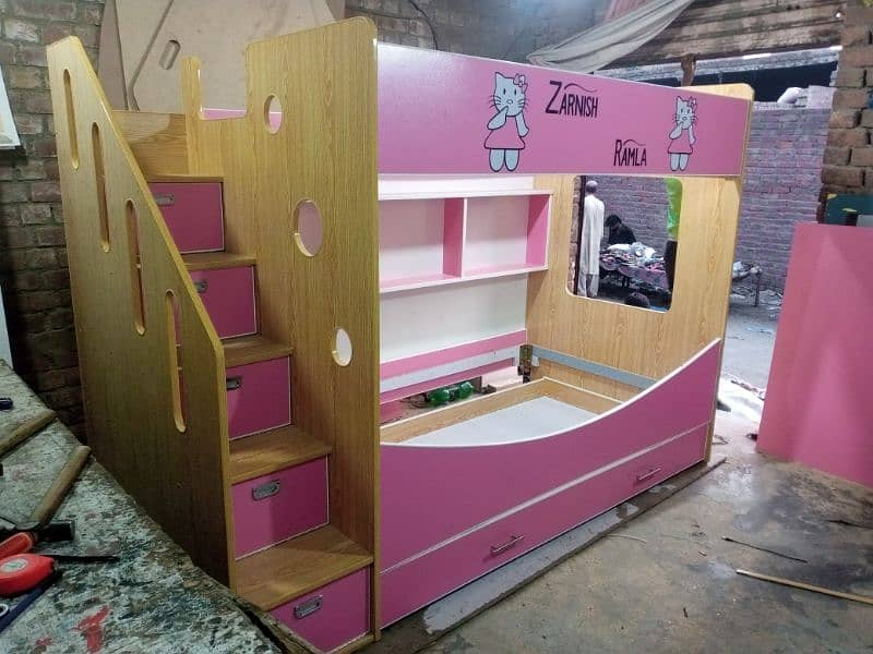 Bunk bed / Kids Bunker bed / Kids Furnture / kids beds / triple bunk 1