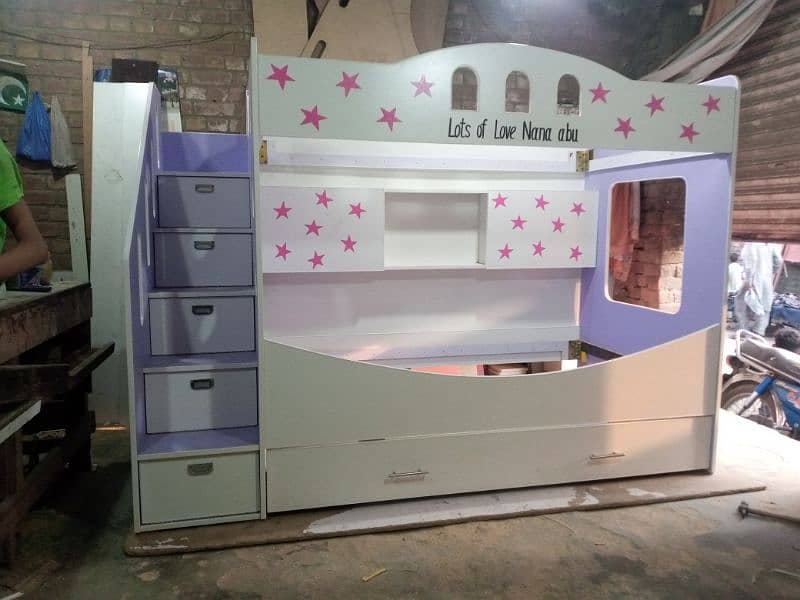 Bunk bed / Kids Bunker bed / Kids Furnture / kids beds / triple bunk 3