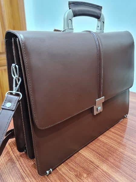 Laptop Briefcase Bag (Crafted Leather Bag) 1