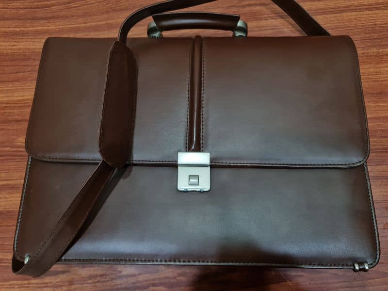 Laptop Briefcase Bag (Crafted Leather Bag) 7