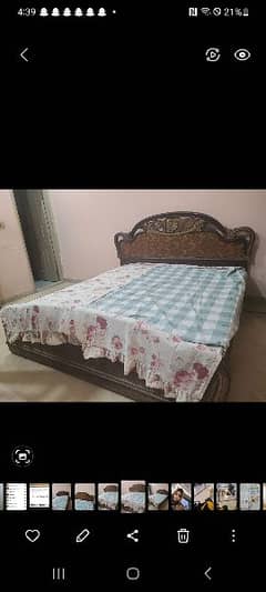 king size heavy bed 10000 without matrs