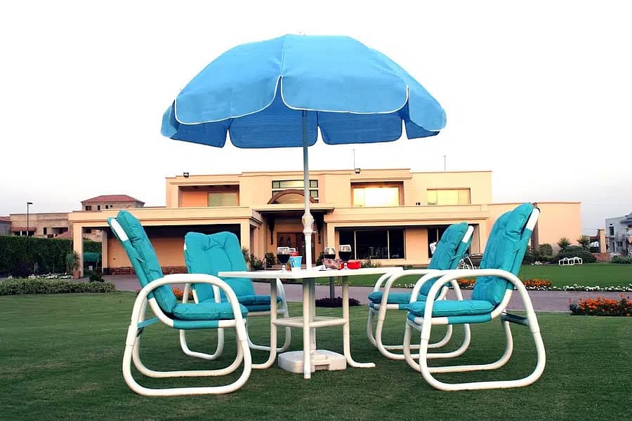 Lawn Terrace Chairs Outdoor Furniture Lahore, Garden Patio Plastic PVC 1
