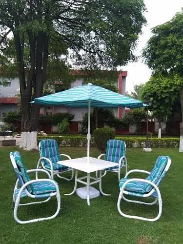Lawn Terrace Chairs Outdoor Furniture Lahore, Garden Patio Plastic PVC 2