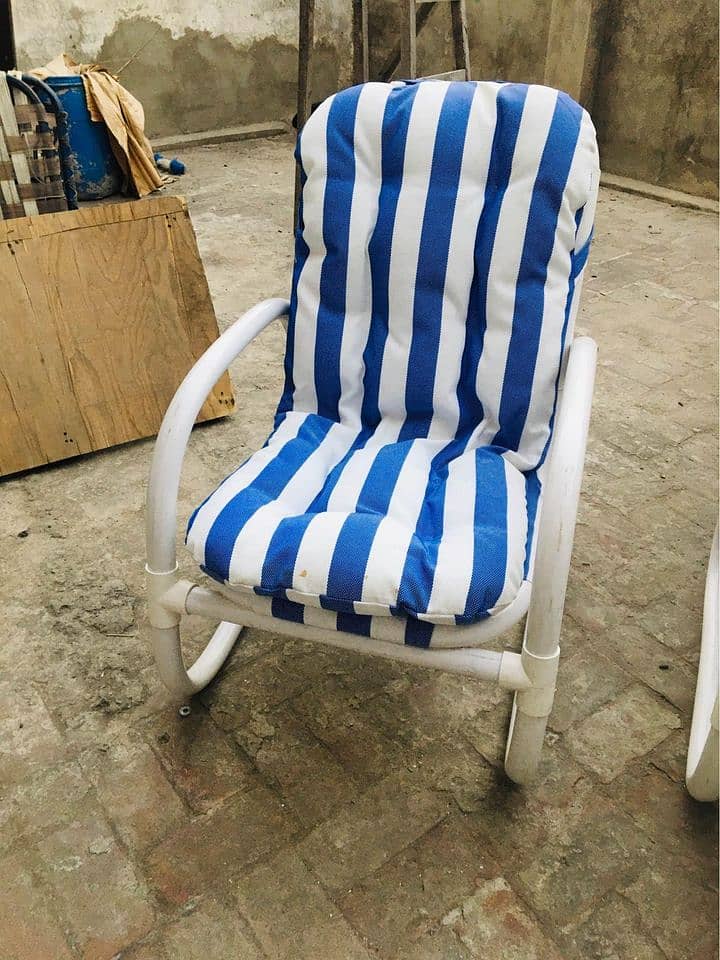 Lawn Terrace Chairs Outdoor Furniture Lahore, Garden Patio Plastic PVC 15