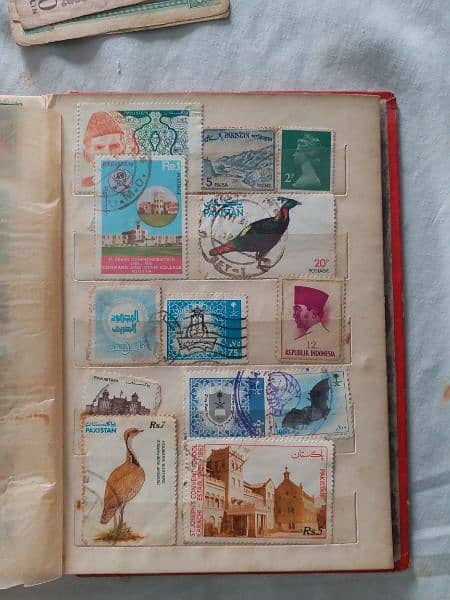 Old Postel Tickets and Stamps of All over the Country. Complete Book 4