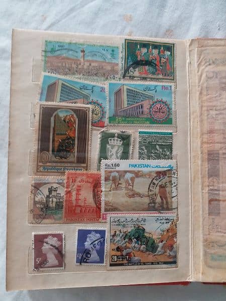 Old Postel Tickets and Stamps of All over the Country. Complete Book 5