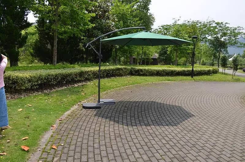 Sidepole Cantilever Parasol Umbrella Sunshade Gazebo Cafe Guard Commer 8