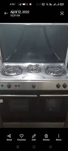 Cooking range oven 1