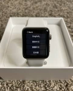 Apple WATCH STAINLESS STEEL Series3 4G LTE NEW Condition Complete Box