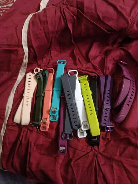 Fitbit Alta HR Battery with 12 Different Color Straps 3