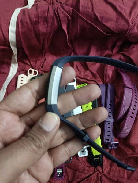 Fitbit Alta HR Battery with 12 Different Color Straps 5
