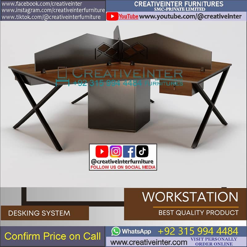 Office workstation table Conference Meeting Desk Executive Furniture 5