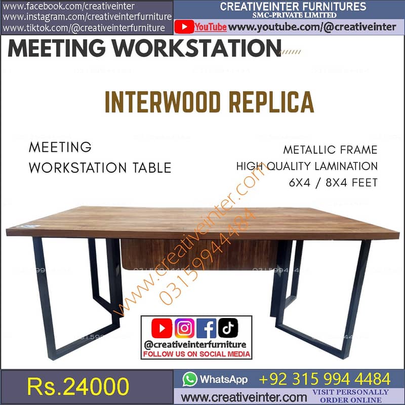 Office workstation table Conference Meeting Desk Executive Furniture 18