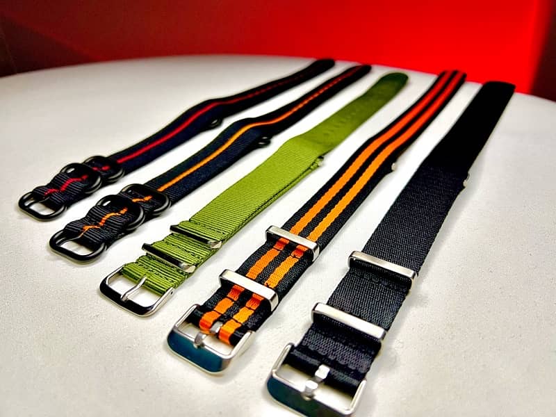 Original Nylon silicone 20mm 22mm straps for watch 5