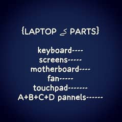 laptop parts available of every model