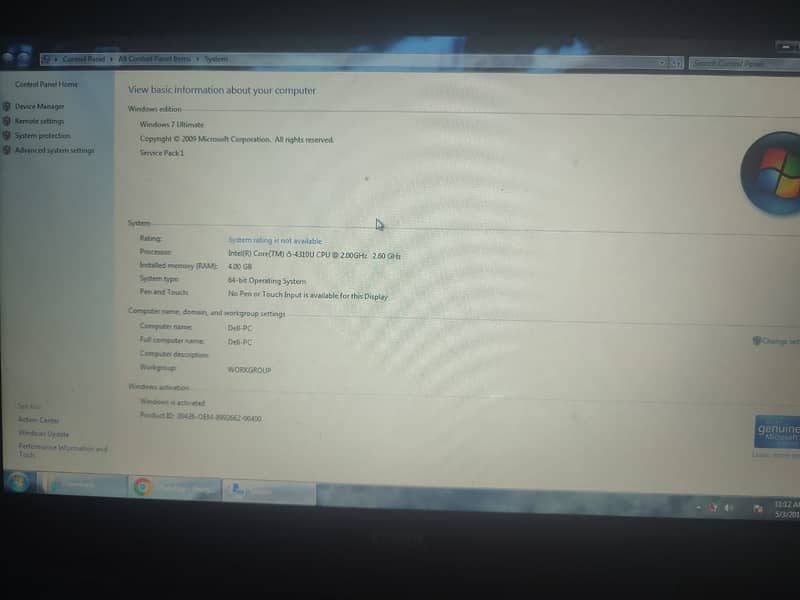 Dell Latitude E5440 Core i5 4th Generation 1