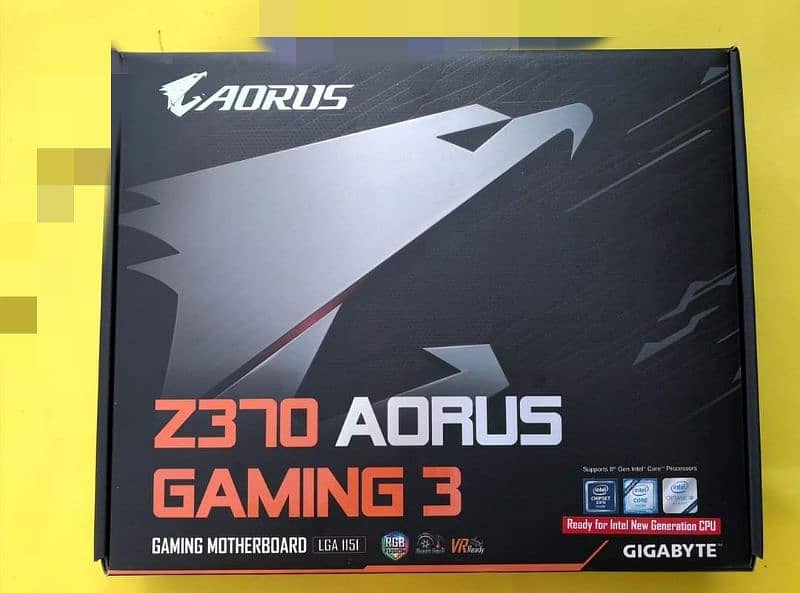 intel core i5 8600k + Gigabyte z370 Aorus Gaming 3 0