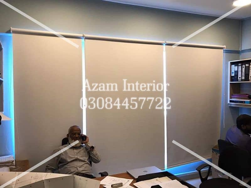 kana chikh Roller blinds zebra blinds window blinds Azam interior 5
