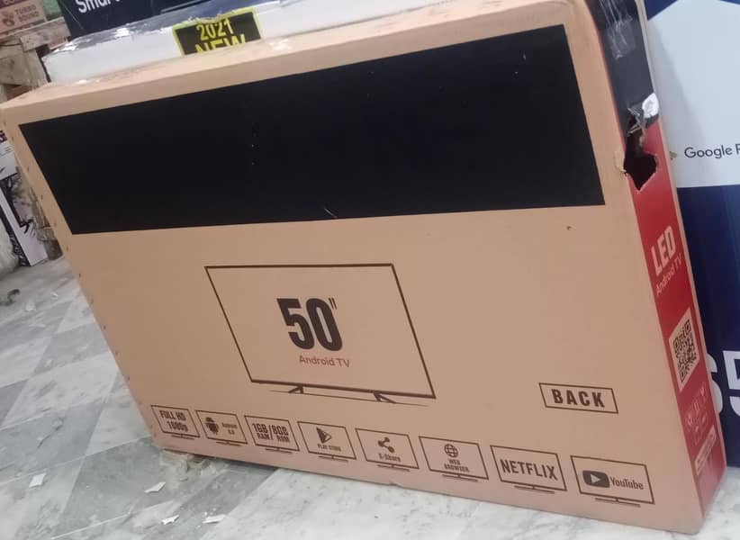 50 inch Smar LED TV 4k New 1 year warrannty 2