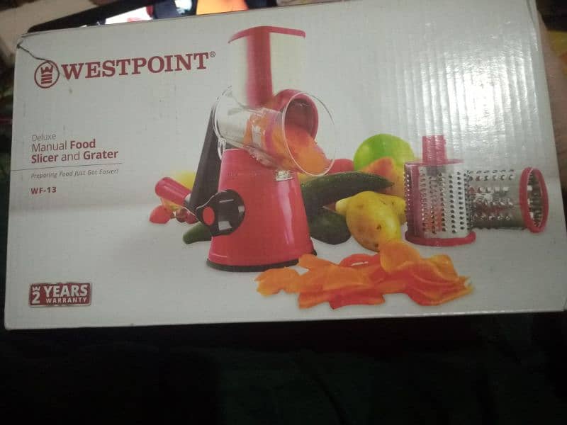 Westpoint manual food slicer and grater with box 1