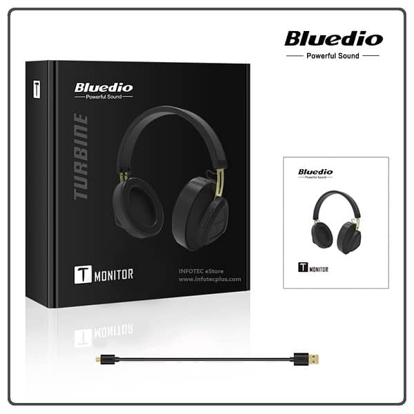 Bluedio TM Bluetooth Wireless Headset Noise Cancelling with Mic 0