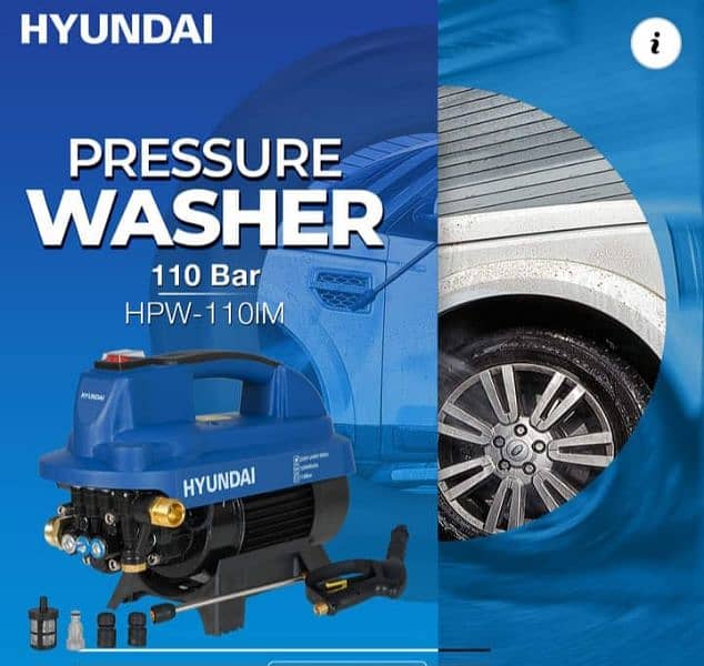 wholesale price Hyundai Pressure Washer 110 Bar HPW-110IM 4
