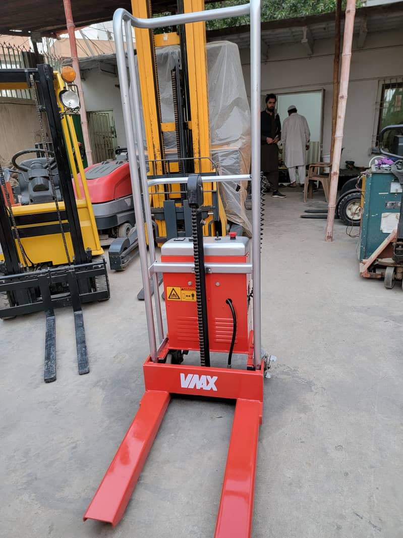 VMAX 480Kg Semi Electric Mini Stacker Lifter for Sale in Karachi Pakis 8