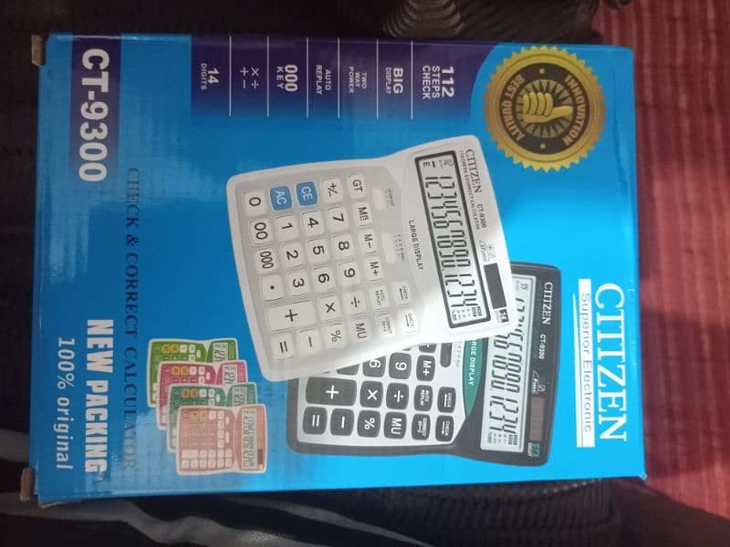 Citizen calculator ct 9300 on sale price