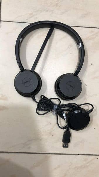 Jabra evolve 20 USB headphones for call center original 2