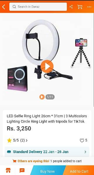 price full final _Ring Light Srif 2 ya 3 Din Used 9