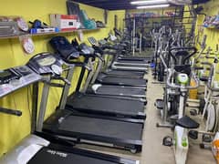 treadmill cycle home gym dumbell available in karachi