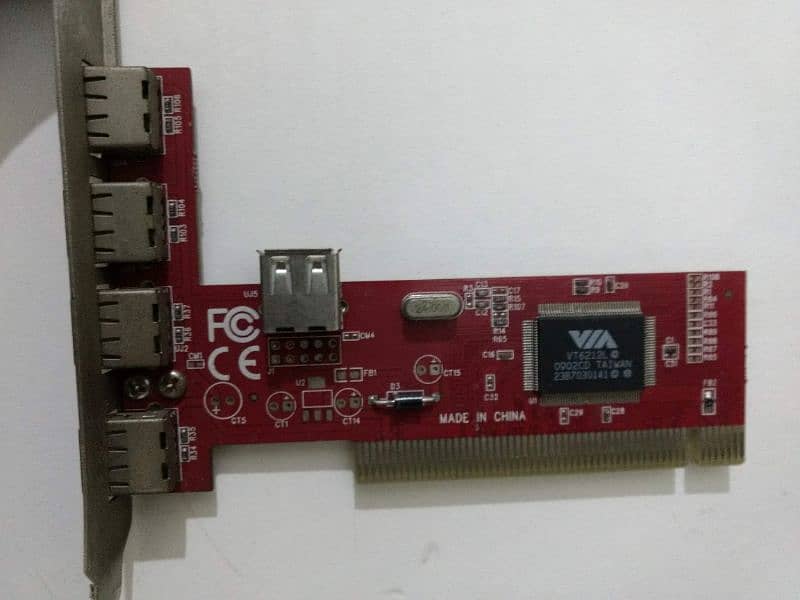 USB 2.0 internal pci card. O3244833221 1