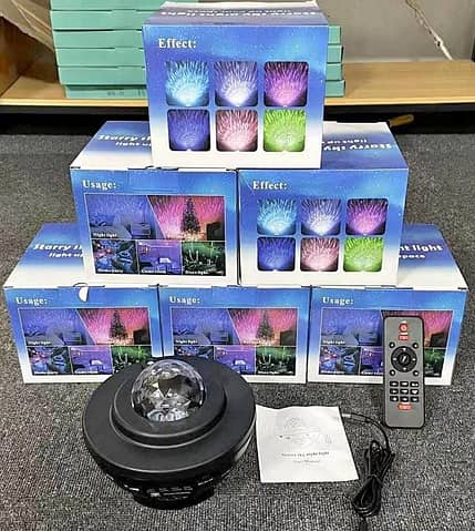 Galaxy Starry Sky Projector Night Lamp & Music Bluetooth Speaker 3