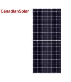 canadian solar n type bifacial solar panel 580w