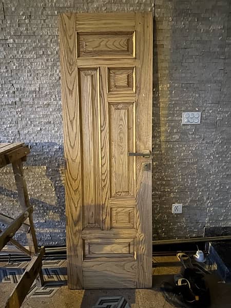 Ash wood Solid Door for sale 0