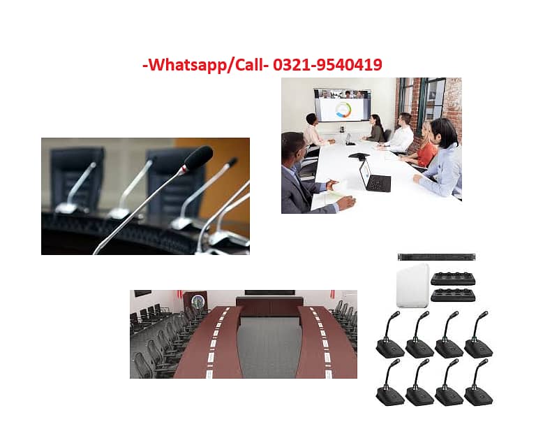 Wireless Conference System, Wired Meeting System, sound Audio Zoom Mic 5