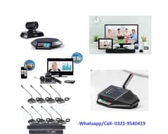 Conference System, Wireless Mics, Audio video Meeting, Zoom Meeting