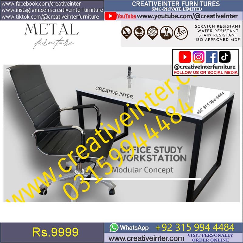 Office table desk sofa set chair workstation study computer meeting 16
