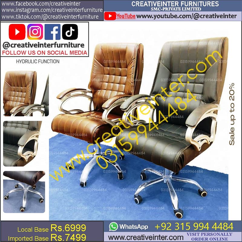 Office chair table CEO Executive Mesh Desk Staff Visitor Sofa Manager 18