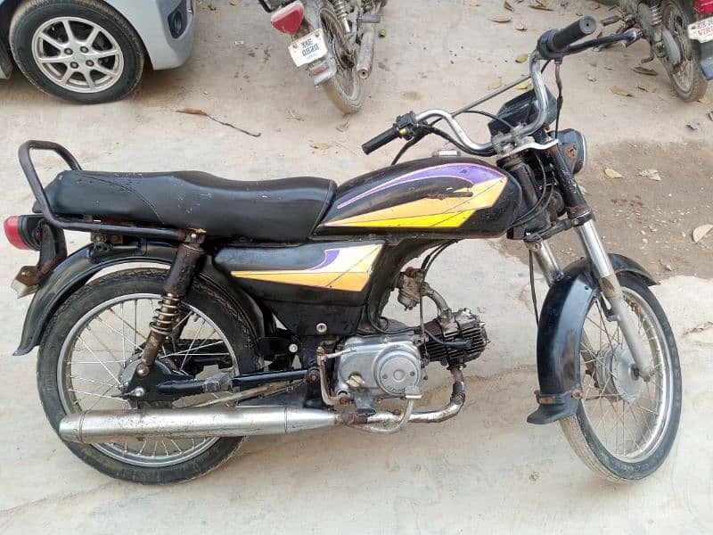 HONDA 70 FOR SALE 2005 , KARACHI NUMBER 0