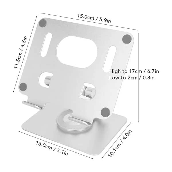 J18 Aluminum Alloy Tablet Stand – 360 Degree Multi-Angle Adjustable 1