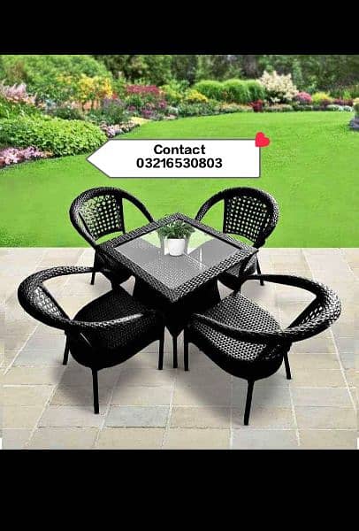 outdoor garden furniture Rattan Furniture uPVC chair 3