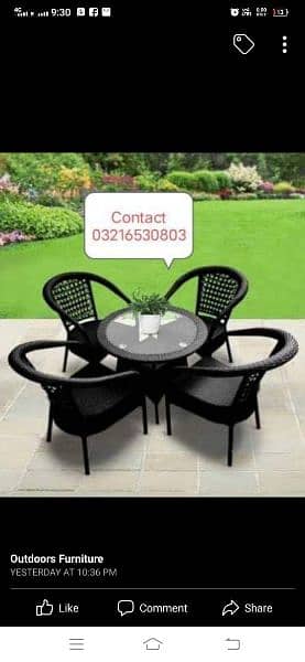 outdoor garden furniture Rattan Furniture uPVC chair 14