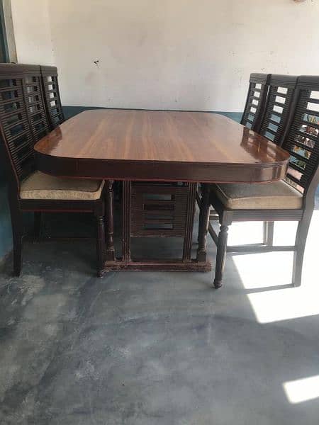 Dining table set with six chair 1