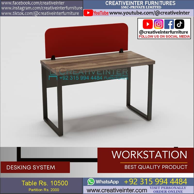 Office workstation table front desk Executive chair meeting gamin sofa 18