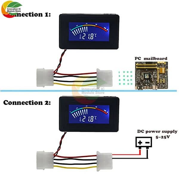 LCD Pointer Digital Thermometer Car Water Temperature Meter Gau 4