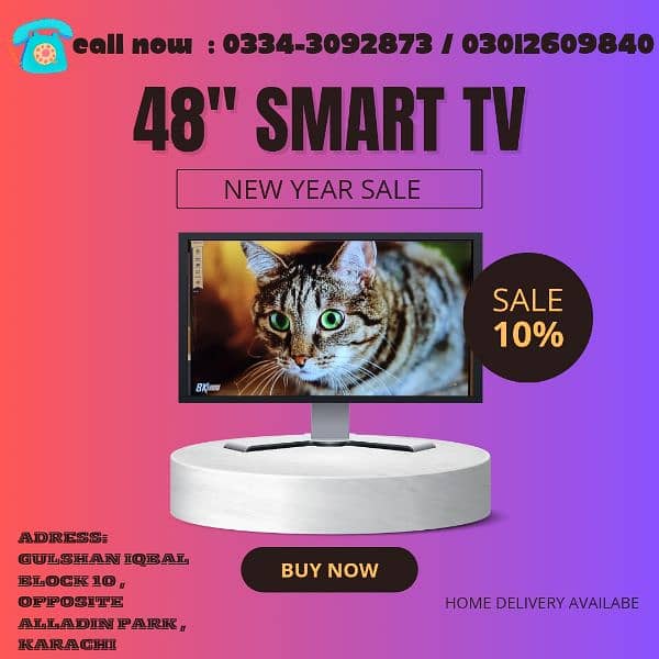 55 INCH SMART LED TV ANDROID , BLUETOOTH MODEL ALso available 5