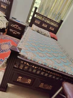 Chinioti Wooden Bed Almost New . . .