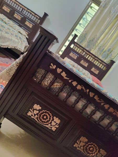 Chinioti Wooden Bed Complete Set . . . 3