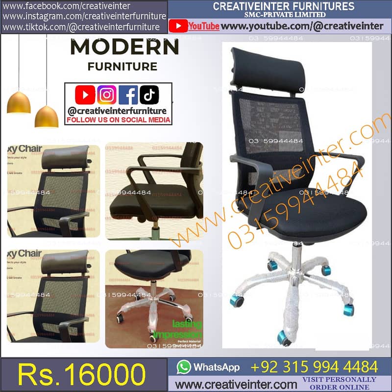 Office chair table CEO Executive Mesh Visitor Sofa revolving gaming 2